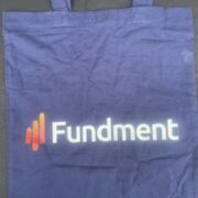 BLUE CLOTH SHOPPER BAG
