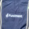 BLUE COTTON DRAWSTRING BAG - Image 2
