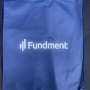 BLUE DRAWSTRING BAG