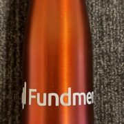 orange waterbottles
