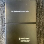 "for planners who move faster" note book